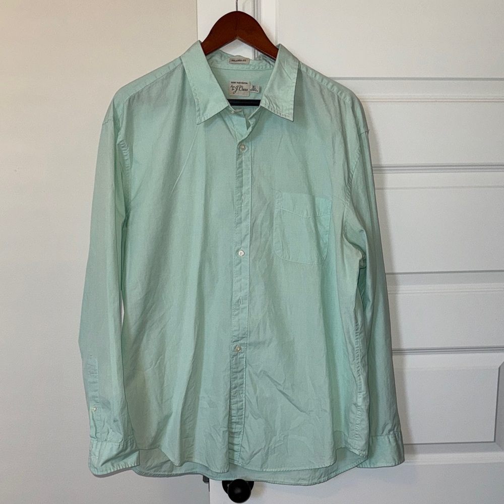 J. Crew Mint Green Casual Button Down Shirt